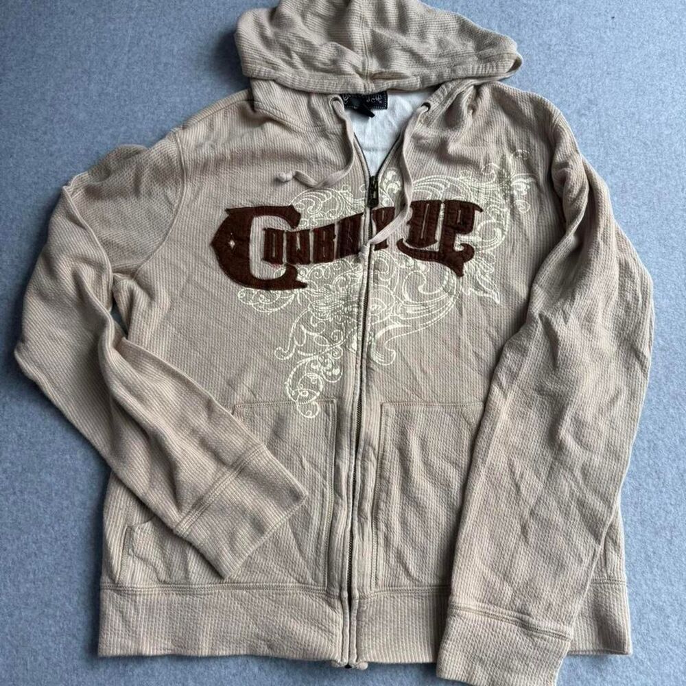 Cowboy up women's Y2K full zip hoodie XL